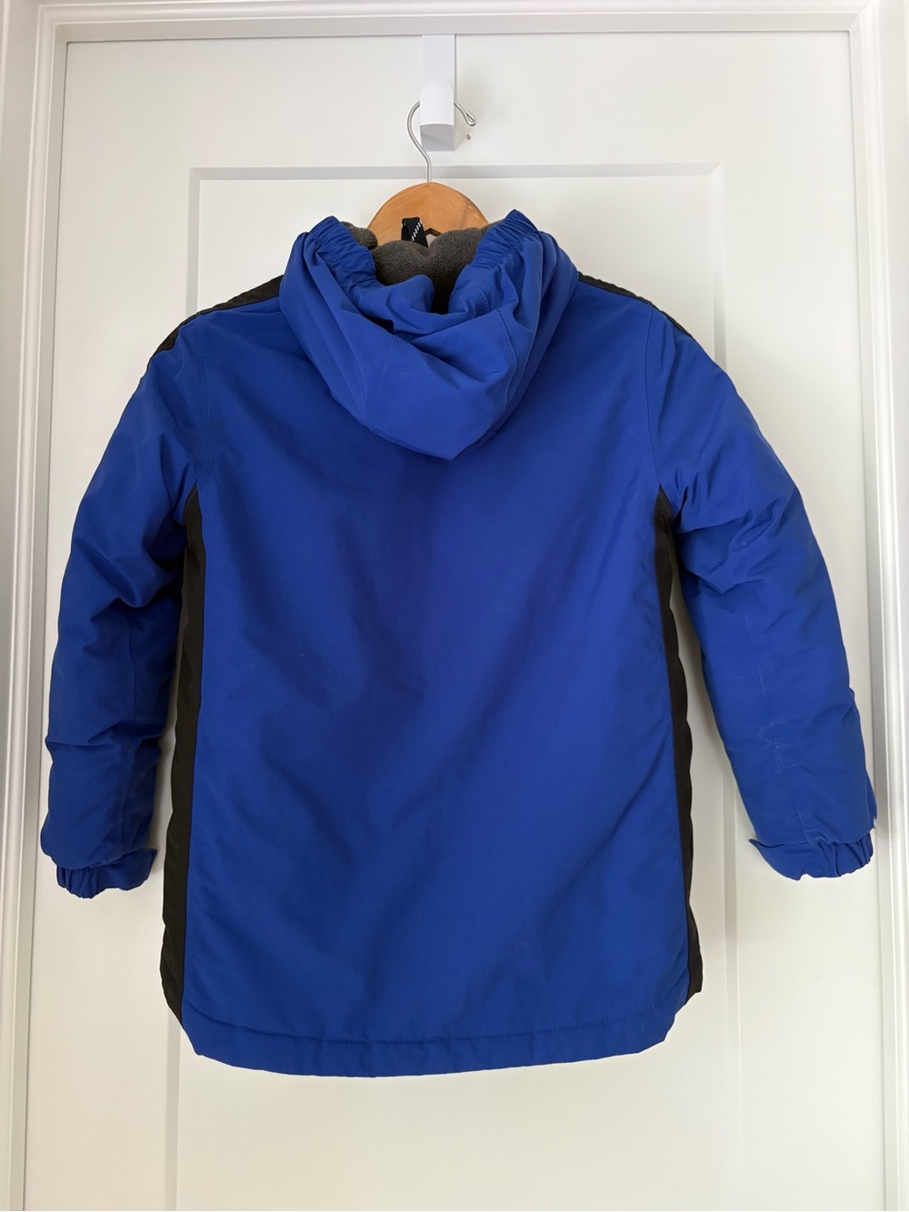 LANDS END Blue Winter Coat Jacket with Hood size 8 - Picture 2 of 16